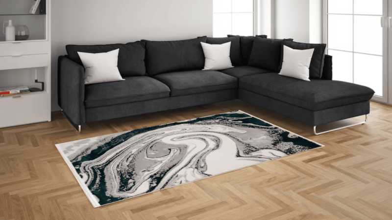 Luxury Turkish Abstract Area Rug