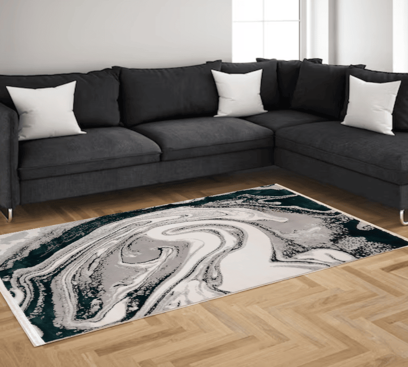 Luxury Turkish Abstract Area Rug